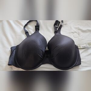 Ambrielle Everyday Supersoft Full Coverage Bra 40DD Solid Grey New NWT